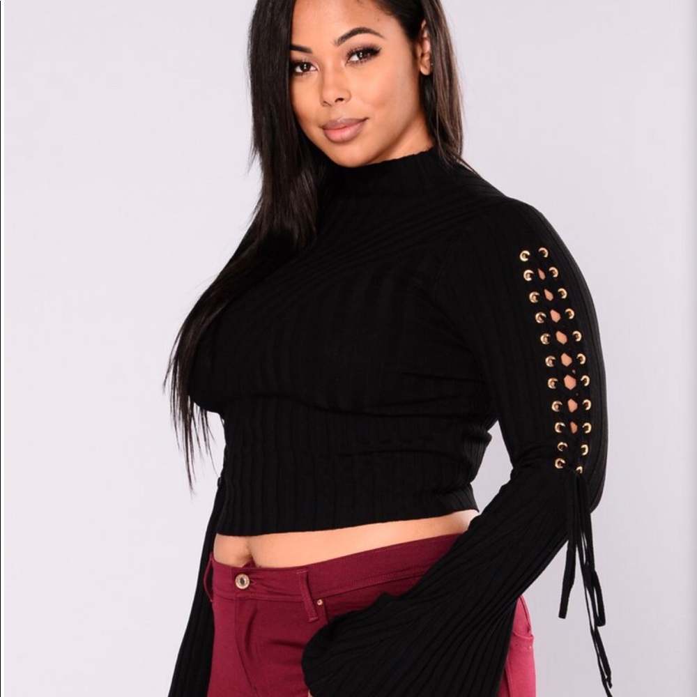 Fashion Nova Next To Me Mock Neck Sweater